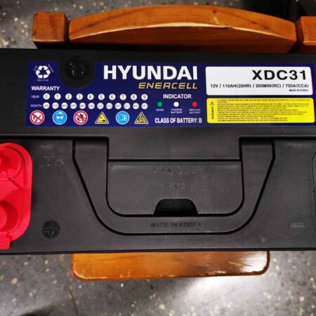 Hyundai Deep Cycle Battery 12V/110AH - Image 2