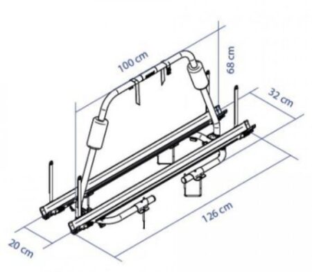 Thule A Frame Caravan Light Bike Rack - Image 2