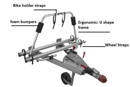 Thule A Frame Caravan Light Bike Rack - Image 4