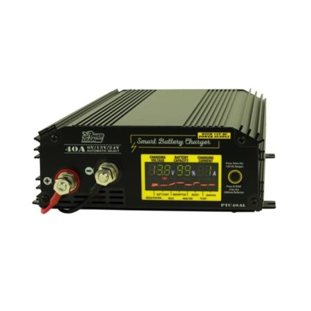 Power Train 40 Amp 6/12/24V Auto 8 Stage Battery Charger