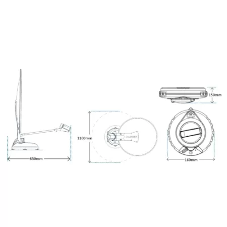 MaxView Manual Windup Satellite Dish - Image 5