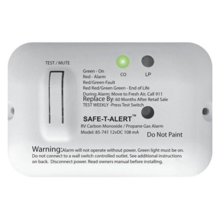 Safe-T-Alert Low Profile Multi Gas Alarm White