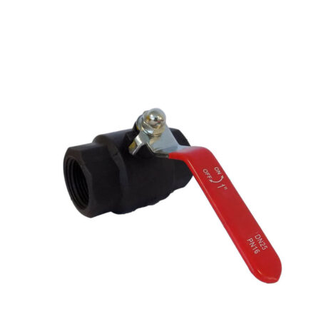 25mm Poly ball valve with long handle