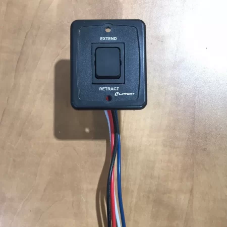 Lippert Interior EXTEND/RETRACT Switch (Black)