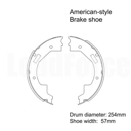 Rockwood Electric Drum Brake Shoes - Fits 10" Drums - Set of 4 - Image 4